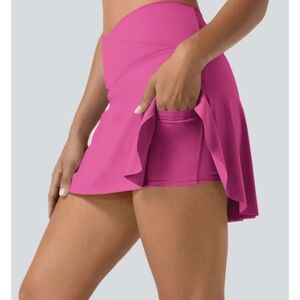 HALARA Hot Pink Athletic Skort with Built-in Shorts